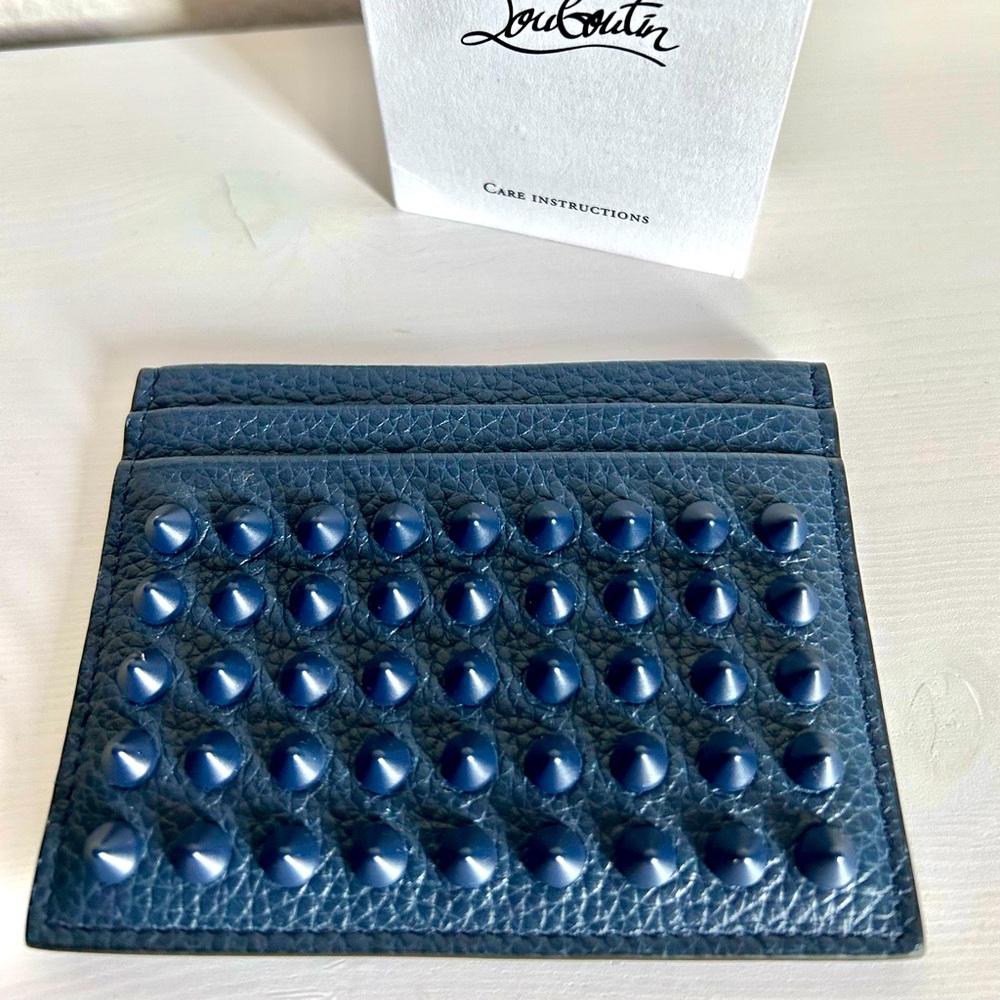 Brand new Christian Louboutin Spike Business Card Holder/Card Case